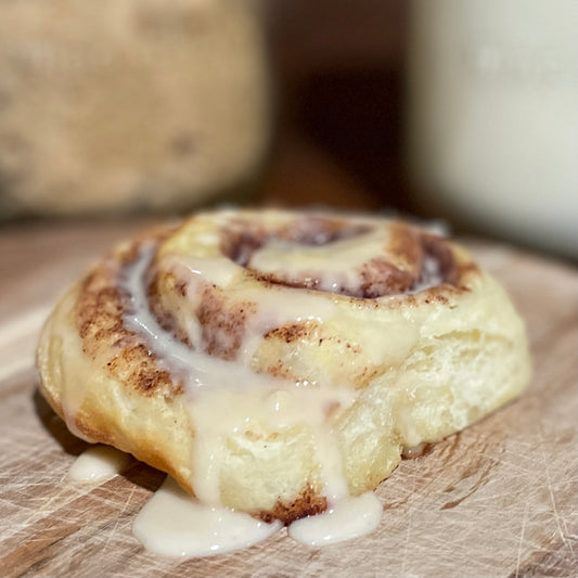 From Scratch Sourdough Cinnamon Rolls