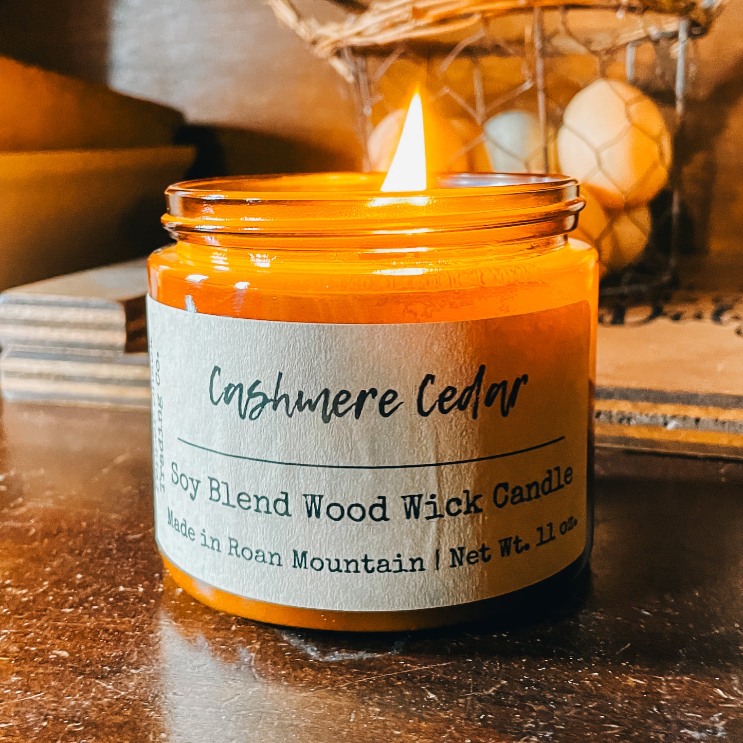 Cashmere Cedar Soy Blend Candle