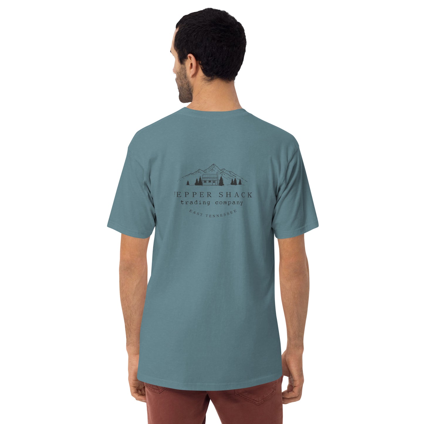 Men’s premium heavyweight logo tee
