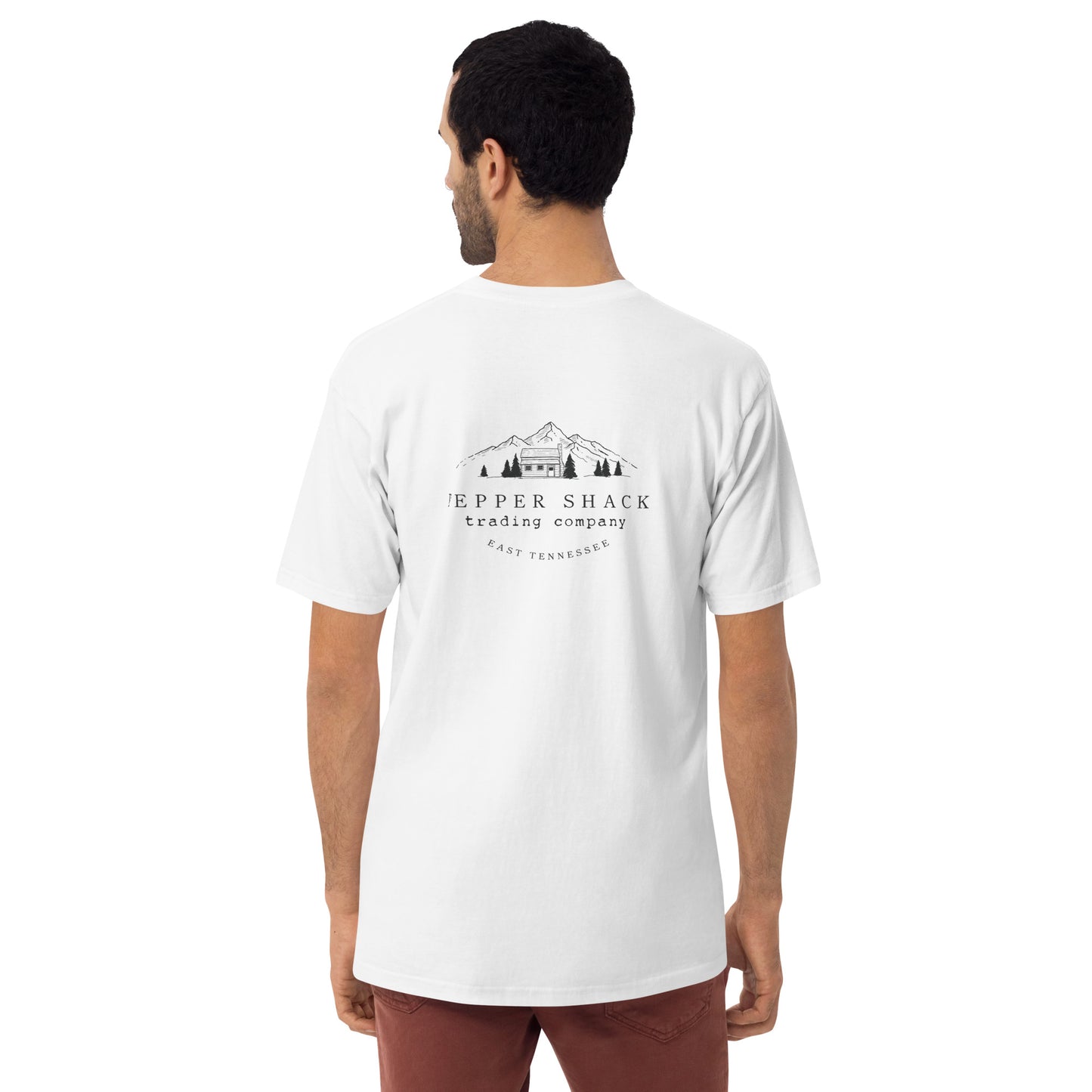 Men’s premium heavyweight logo tee