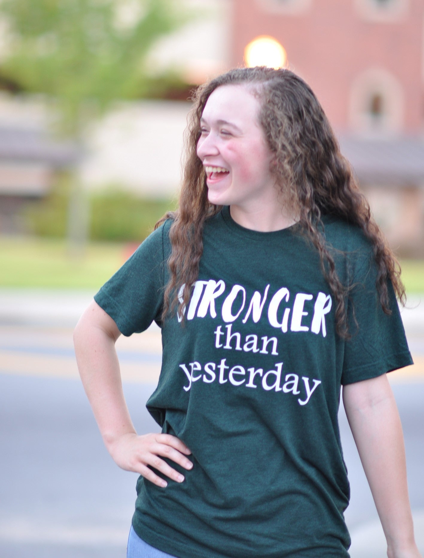 Stronger Than Yesterday Short-Sleeve Unisex T-Shirt