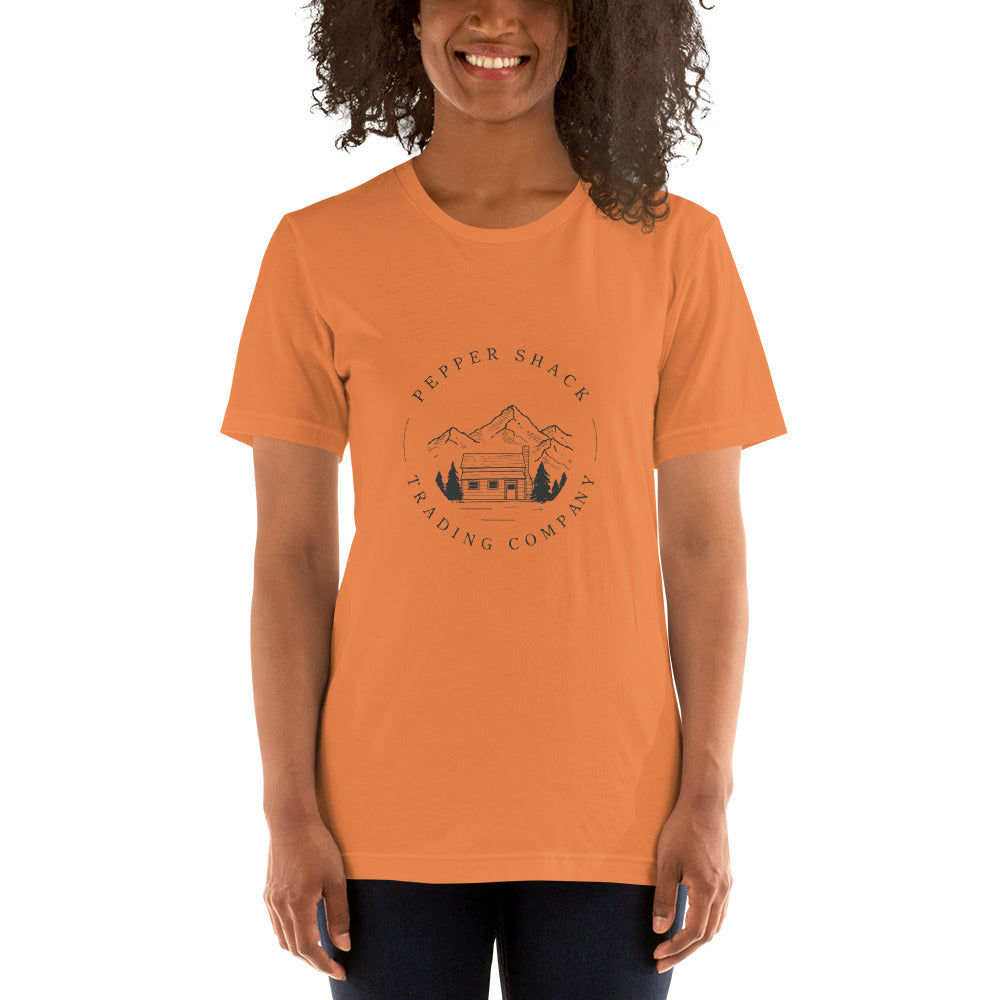 Pepper Shack Logo Tee Short-Sleeve Unisex T-Shirt, Circle