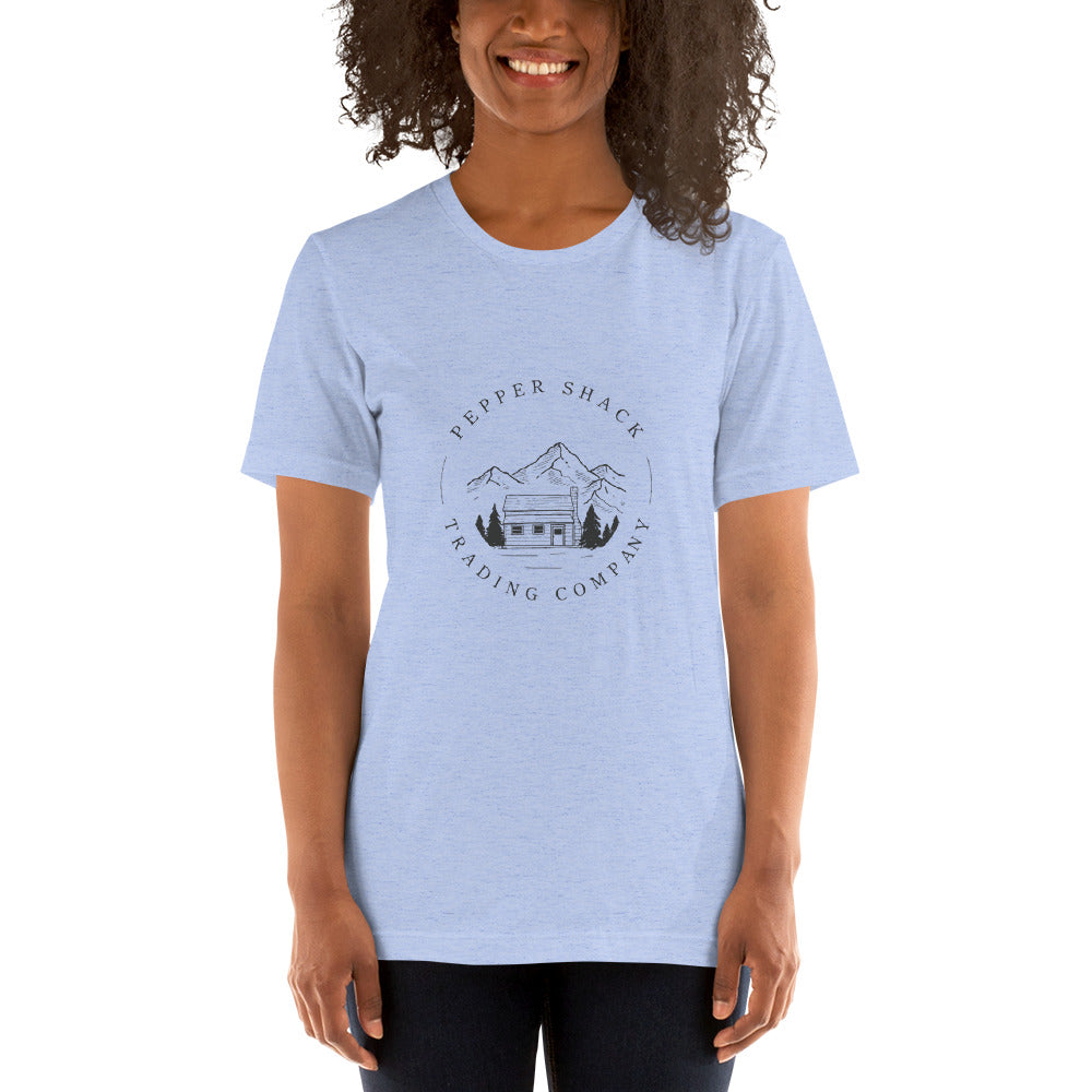 Pepper Shack Logo Tee Short-Sleeve Unisex T-Shirt, Circle