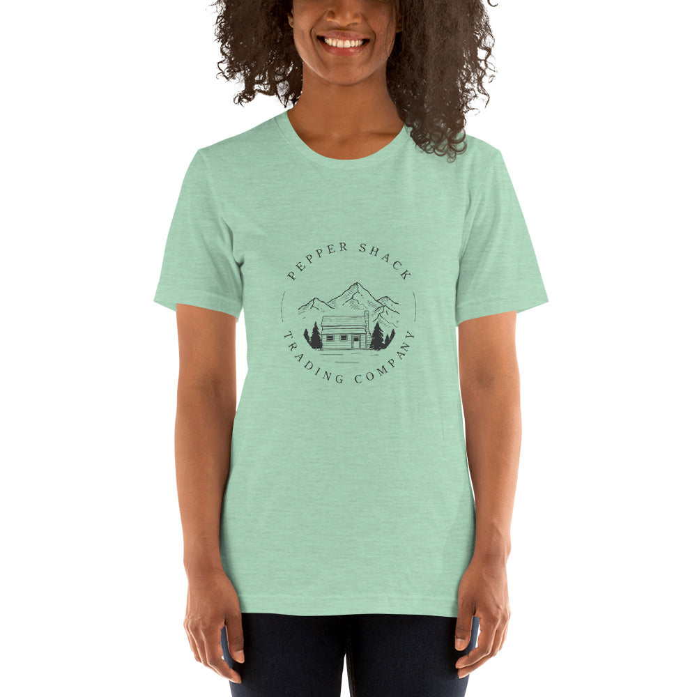 Pepper Shack Logo Tee Short-Sleeve Unisex T-Shirt, Circle