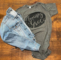 Amazing Grace T-Shirt Heather Charcoal