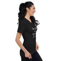 The struggle is real Unisex Short Sleeve V-Neck T-Shirt